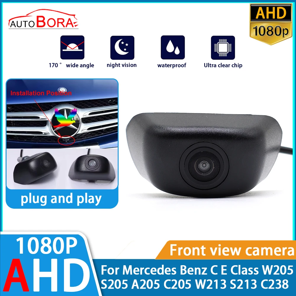 

Ultra Clear Night Vision LOGO Parking Front View Camera For Mercedes Benz C E Class W205 S205 A205 C205 W213 S213 C238