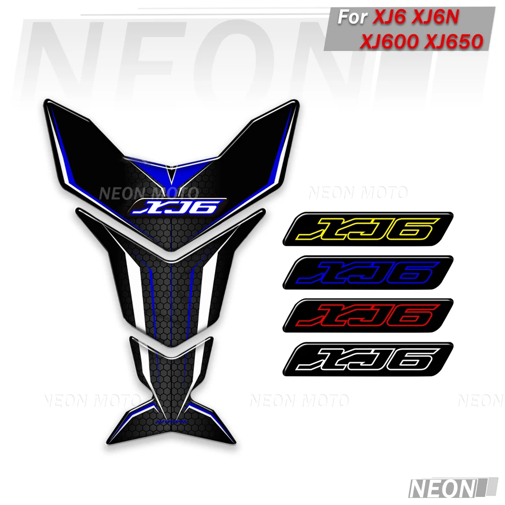 

Motorcycle For XJ6 XJ6N XJ600 XJ650 Tank Pad Diversion 3d Stickers Adhesive Decals Fuel Oil Kit Knee Helmet Protector