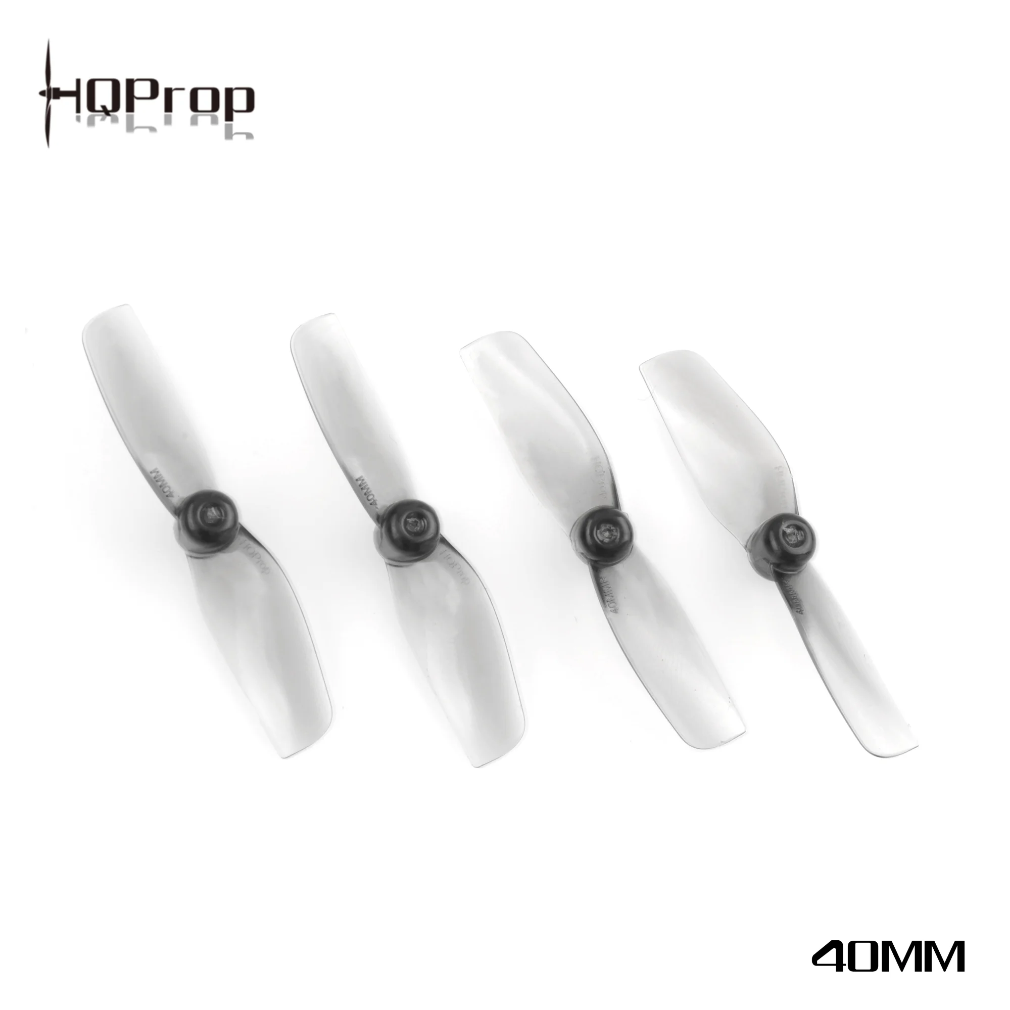 10Pairs(10CW+10CCW) HQPROP 40MMX2 40mm 2-Blade PC Micro Whoop Propeller 1.5mm for RC FPV Freestyle Tinywhoop Drones DIY Parts