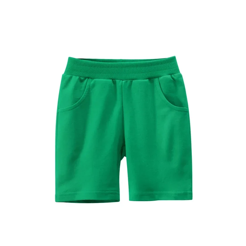 2024 Summer Children Shorts Cotton Shorts for Boys Girls Solid Color Toddler Panties Pocket Kids Beach Short Sports Pants Baby