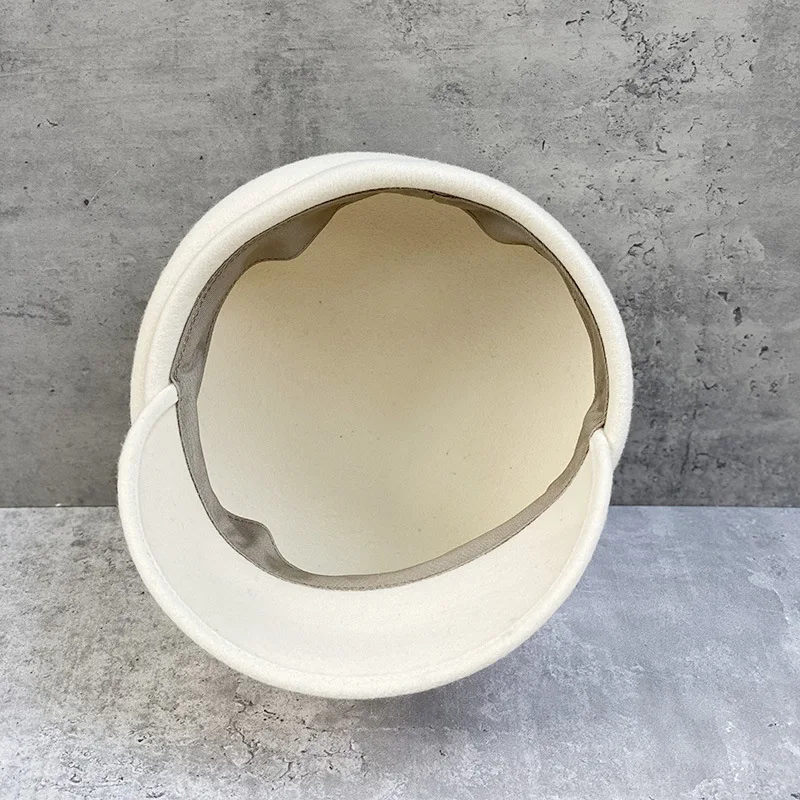 

100% Wool New Style Women Newsboy Hats Ladies Fashion Winter Hat Sloping Brim Visor Cap Cabbie Beret Girls Paperboy Cap Ivy Hat