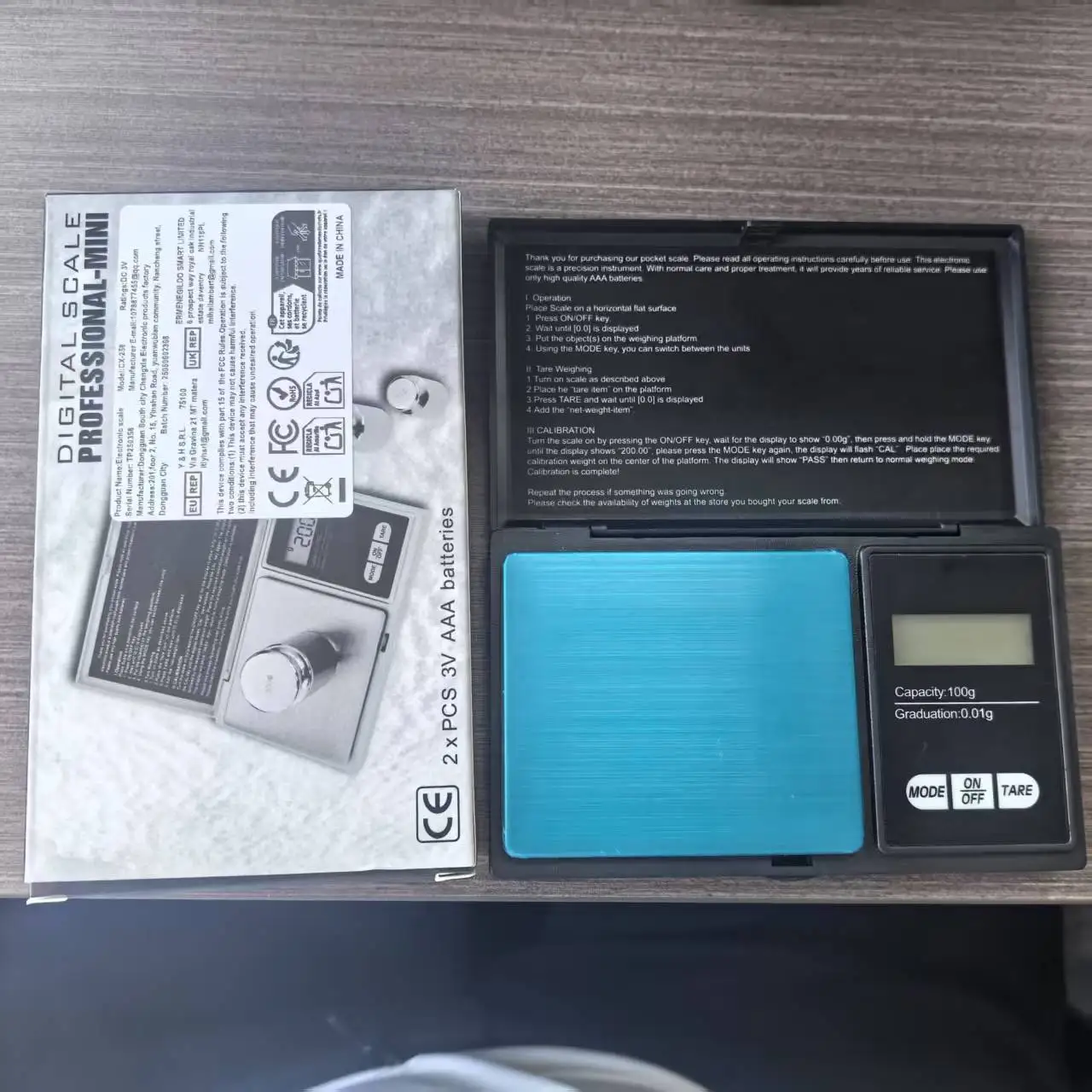 مقياس مجوهرات رقمي عالي الدقة، مقياس جرام دقيق 200 جرام/0.01، مناسب لاختبار الأحجار الكريمة، صناعة المجوهرات، المختبر (البطارية غير متضمنة)