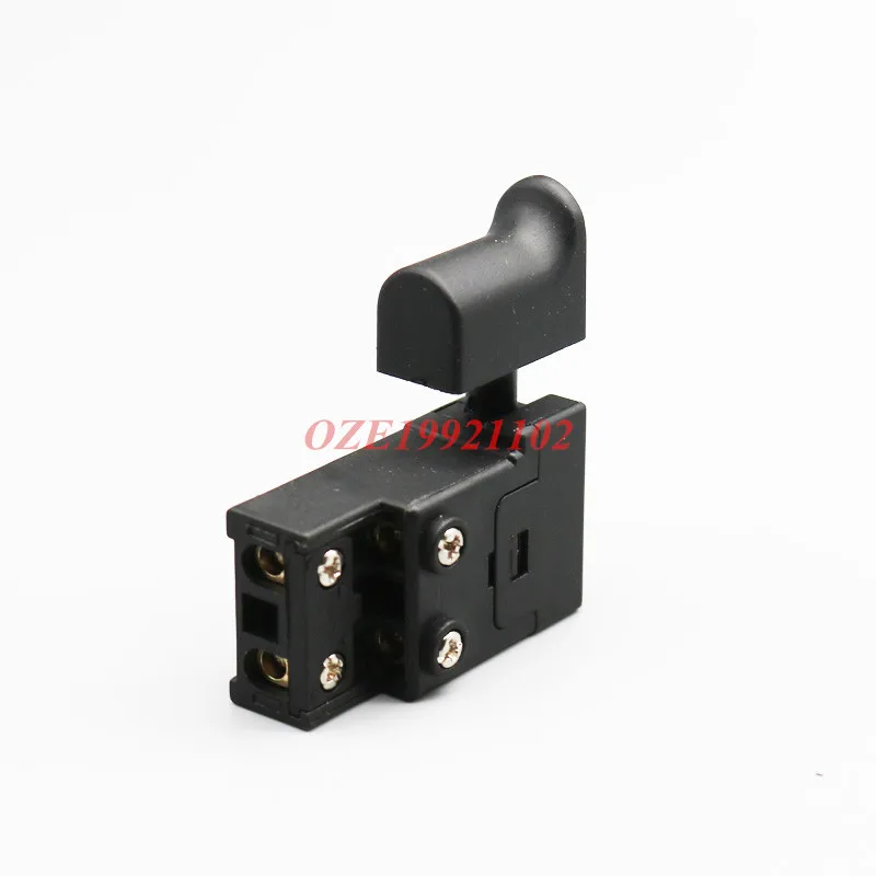 

4A250VAC 5E4 4 винтовые клеммы мгновенного действия DPST триггерный переключатель электрического инструмента 1НО 1НЗ (DPST) контактный тип