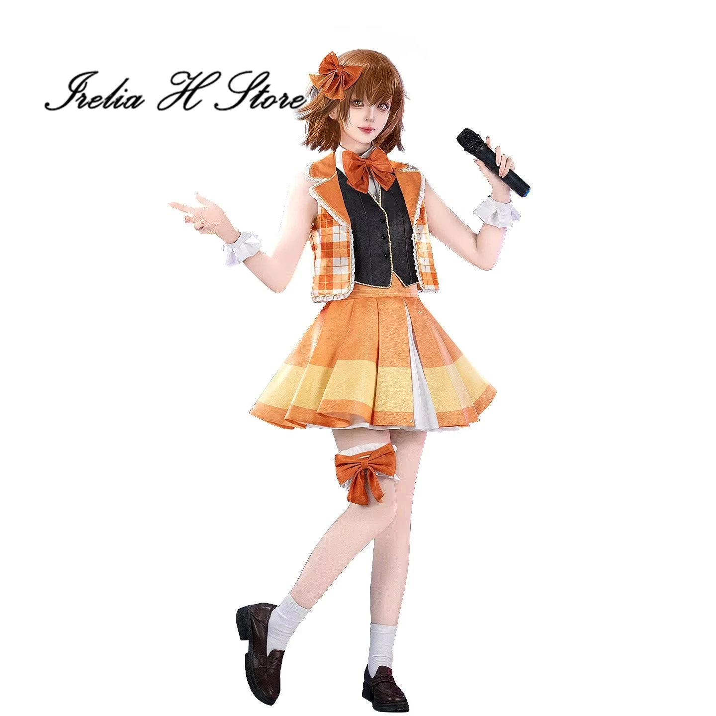 

Irelia H Anime Misaka Mikoto Cosplay Costumes A Certain Scientific Railgu Misaka Mikoto Uniform Suit Halloween costume Women