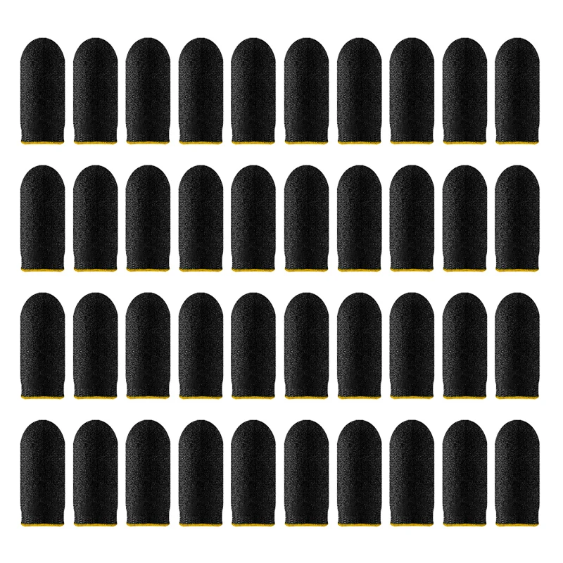 20/40 stücke Gaming Finger Abdeckung Spiel Controller Geeignet Für PUBG LOL Anti Schweiß Scratch Touchscreen Spiel Finger Daumen abdeckung Handschuh