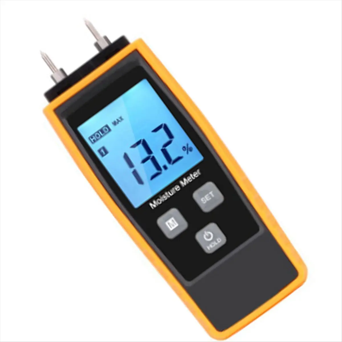 RZ660 Wood Moisture Meter Hygrometer Timber Damp Detector Tree Density Digital Wood Humidity Tester