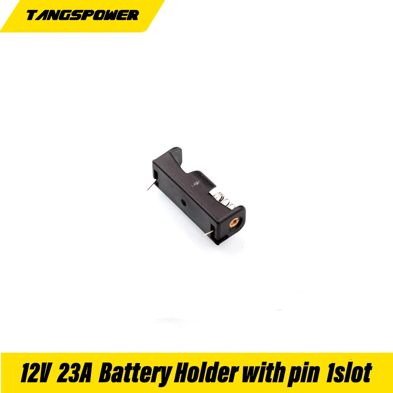 12V uchwyt na zacisk baterii 23A do schowka 23A/A23 z brązowymi szpilkami/PCB pinem 1 gniazdo 2 gniazdo opcjonalne