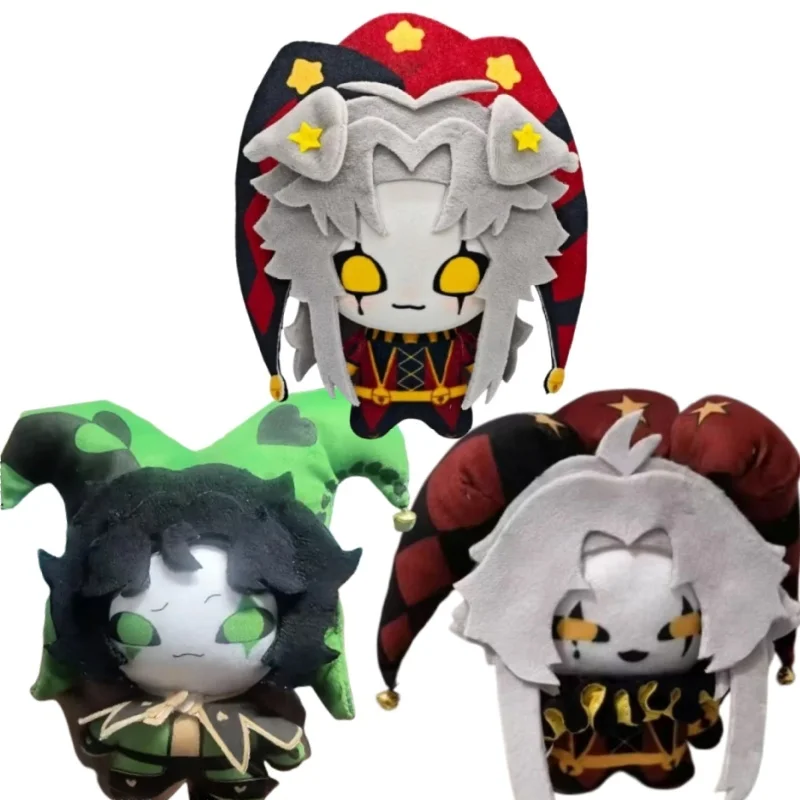 

Новая плюшевая игрушка-кукла Пьеро из аниме, 10 см, в образе Харлеюка из цирка, подвеска на рюкзак, подарок для ребенка