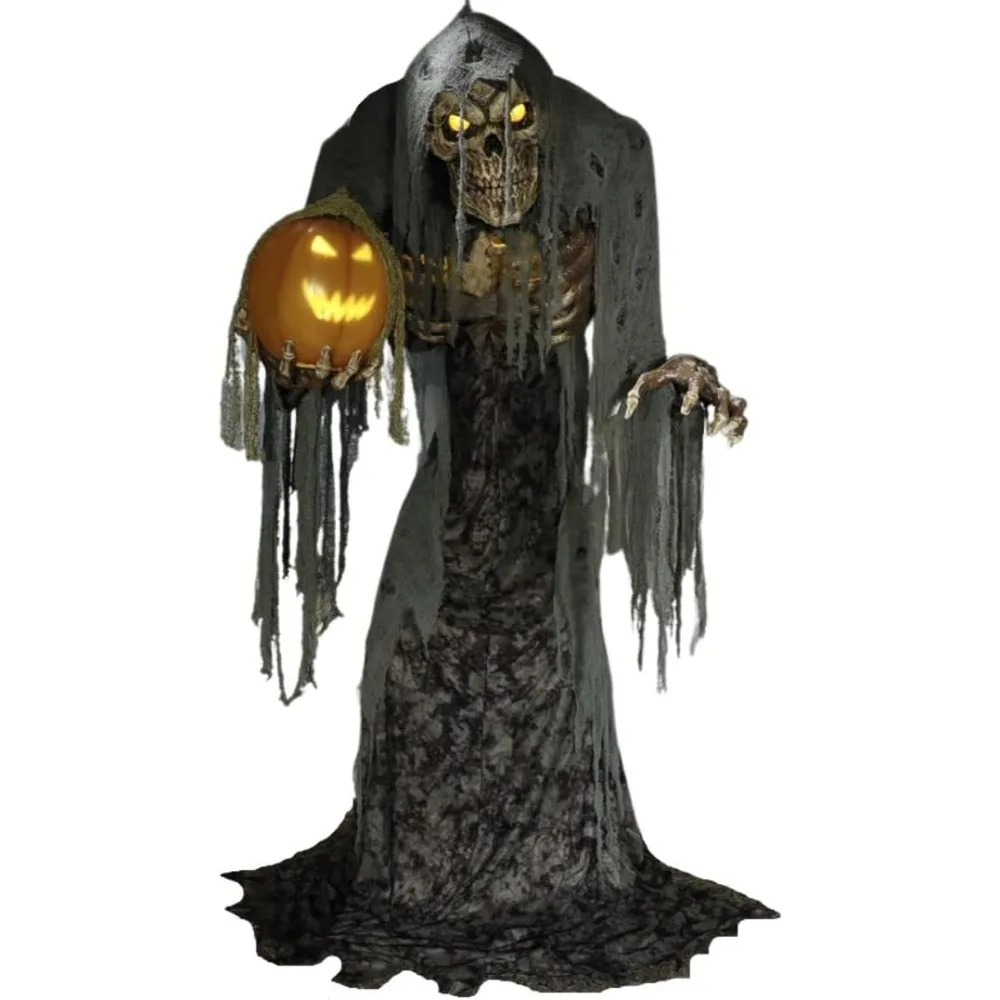 

Jack Stalker Animated 7' Halloween Prop Lifesize Animatronic,One Size