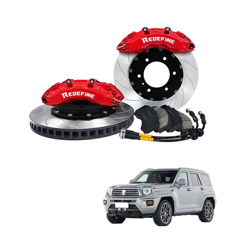 Applicable ToFactory Custom Forged Aluminum Alloy 6 Piston Front Brake Kit For Gwm Tank 700