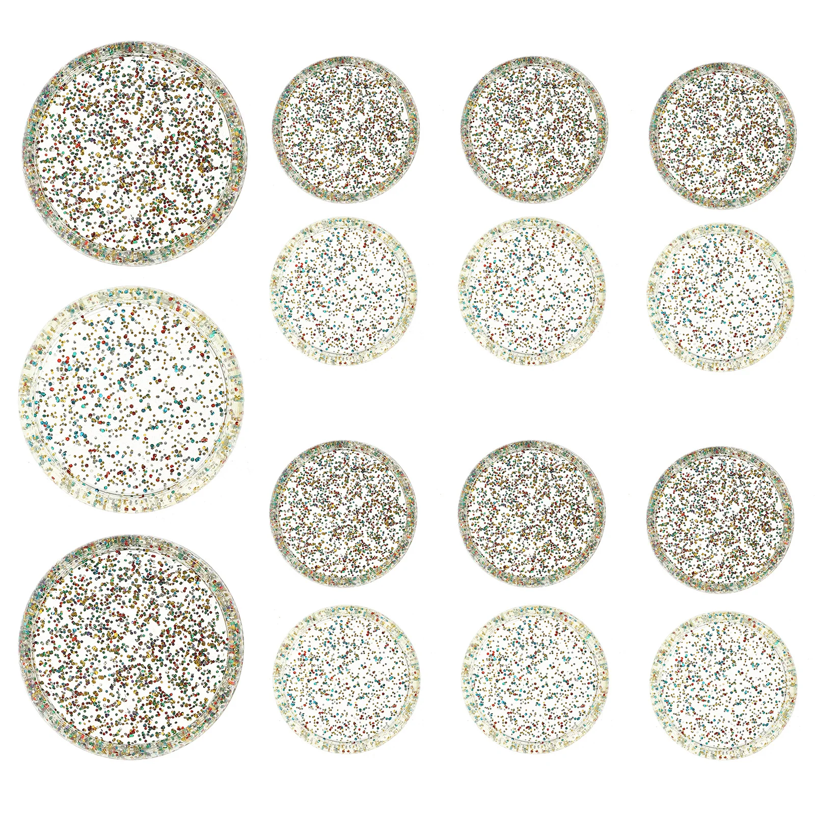 

30Pcs Loose Leaf Binder Discs Heart Hole Design Plastic Binding Discs for Report Book Notebook Decoration Functional Office