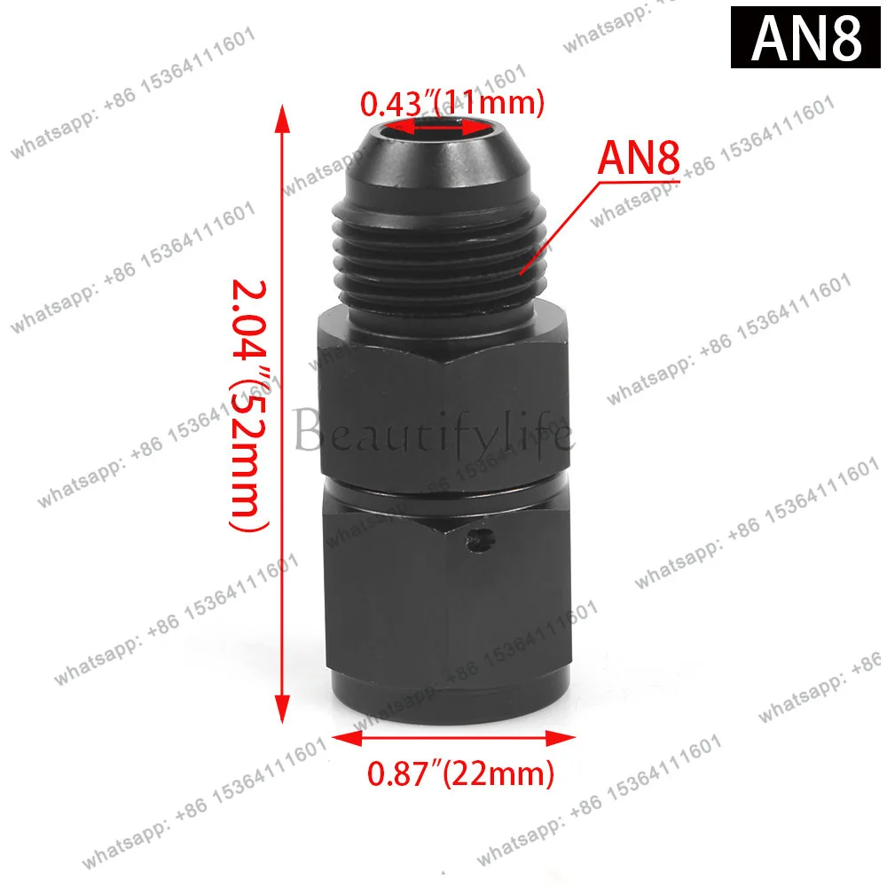 TOOL car modified oil-cooled pipe adapter 1/8NPT meter sensor port adapter male and female AN4 6 8 10