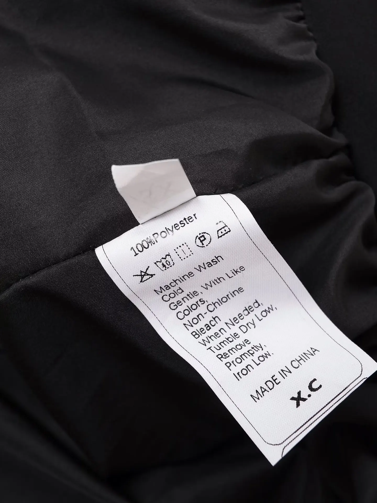 KIDCRKJ Karierte Winter-Parka-Jacke für Damen, schwarz, Stehkragen, langärmelig, gepolsterter Mantel für Damen, verdickter warmer Baumwollmantel für Damen – Detail 11