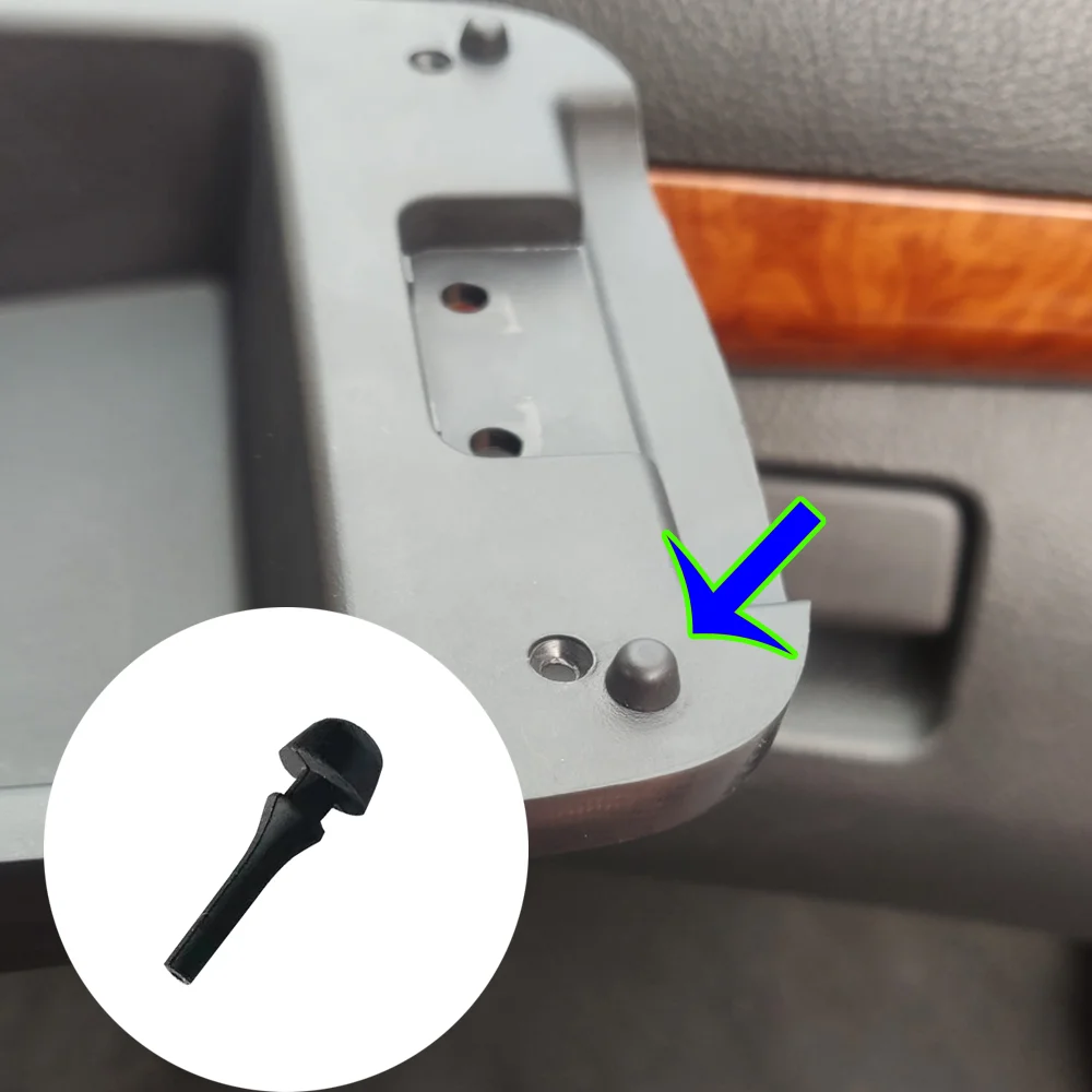 1 szt. Środek samochodu pudełko do przechowywania na deskę rozdzielczą podłokietnik gumowa poduszka do Toyota Land Cruiser 100 J100 1998 1999 2000 -