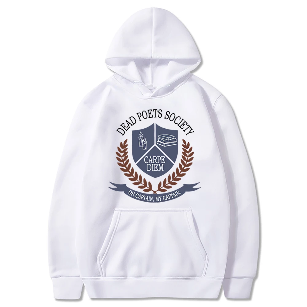 مجتمع الشعراء الميتة للجنسين هوديي الفيلم الكلاسيكي مقنعين البلوز مجتمع الشعراء الميتين 90s ملهمة سترة العصرية هوديس هدية