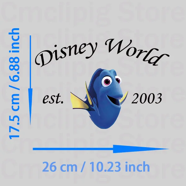 Disney World The Little Mermaid Clothing thermoadhesive patches self-adhesive Thermo-stickers iron on transfer