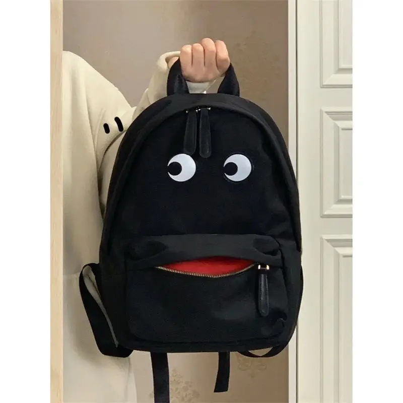 

BOMO Designer Womens Backpack Fashion Wacky Backpacks for Ladies Autumn Casual Versatile Zips Harajuku Style Female Bag