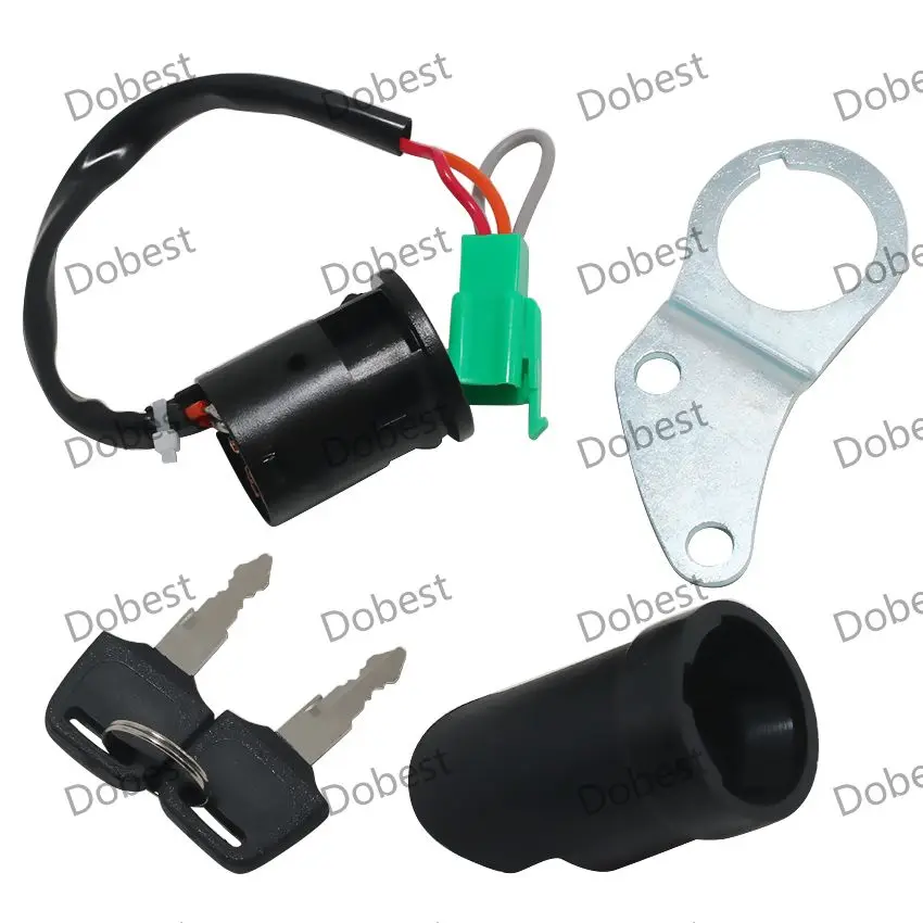 Motorcycle Ignition Keys Start Switch Door Lock Key For Suzuki DR250 DR250R DR-Z250 DRZ250 DR 250 250R 37110-13E01 Accessories