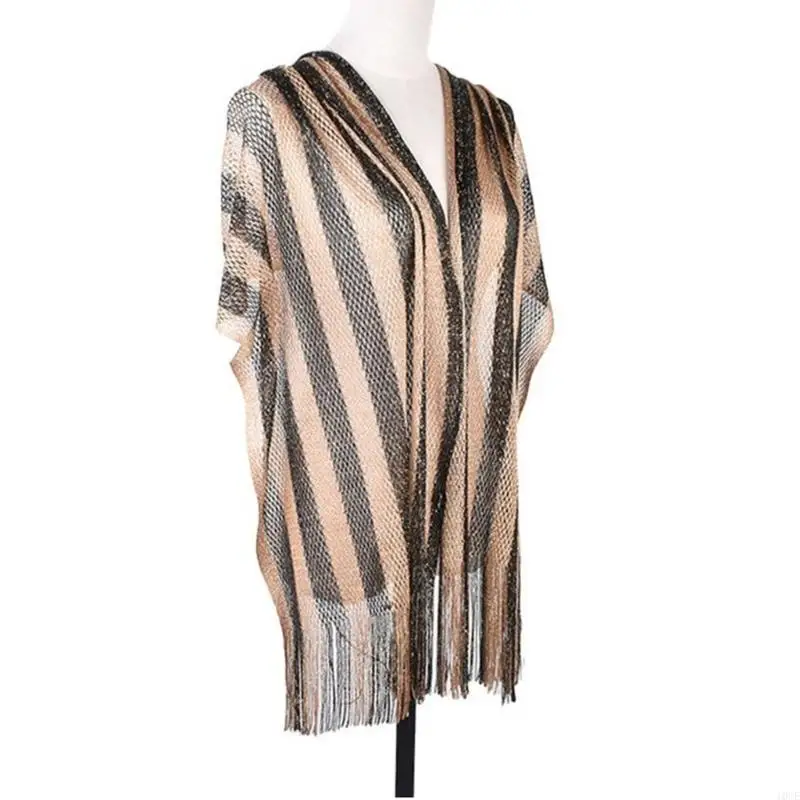 Womens Hollow Out Kimono traje baño Bikinis Cubra cárdigan delantero abierto