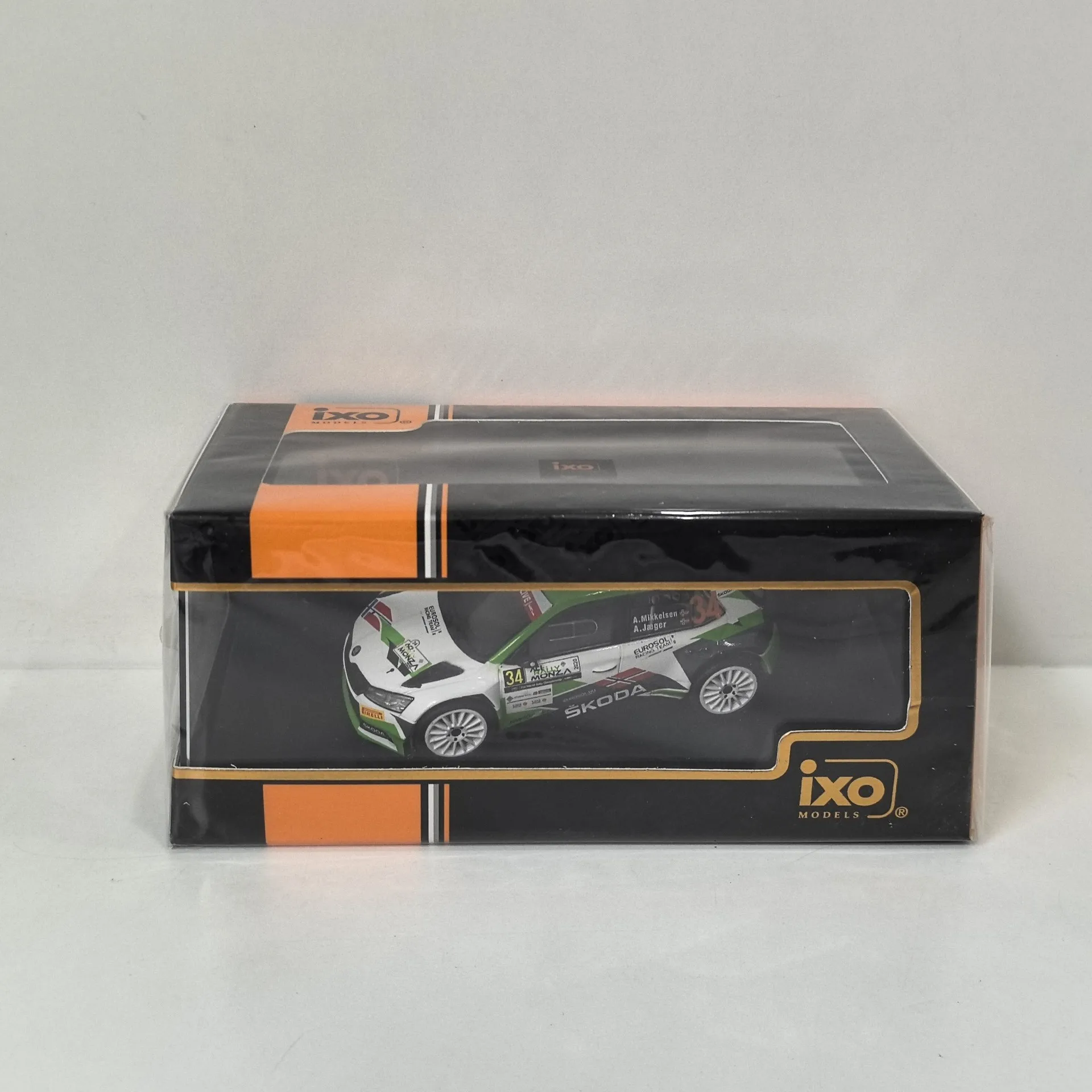 Diecast IXO 1/43 Scale # 34 SKODA FABIA EVO 2020 Racing 3V Alloy Car Model