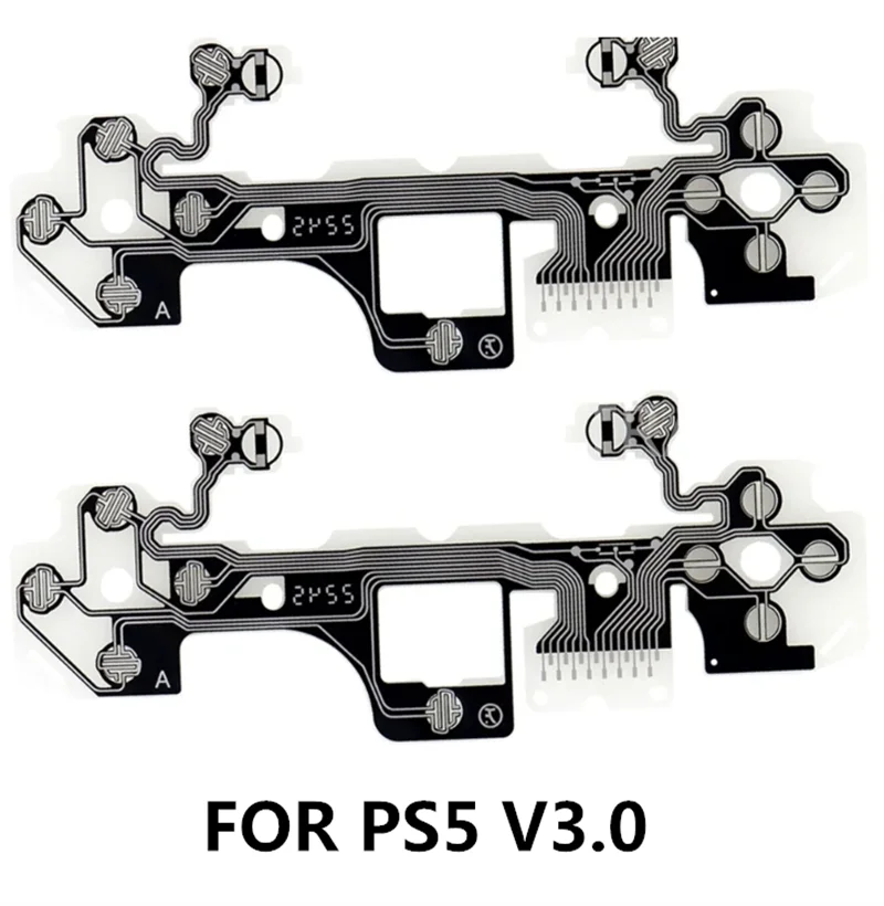 Penggantian untuk PS5 V3.0 pengontrol menangani Keypad bantalan perbaikan fleksibel Shake BDM-030 Controller membran konduktif Film