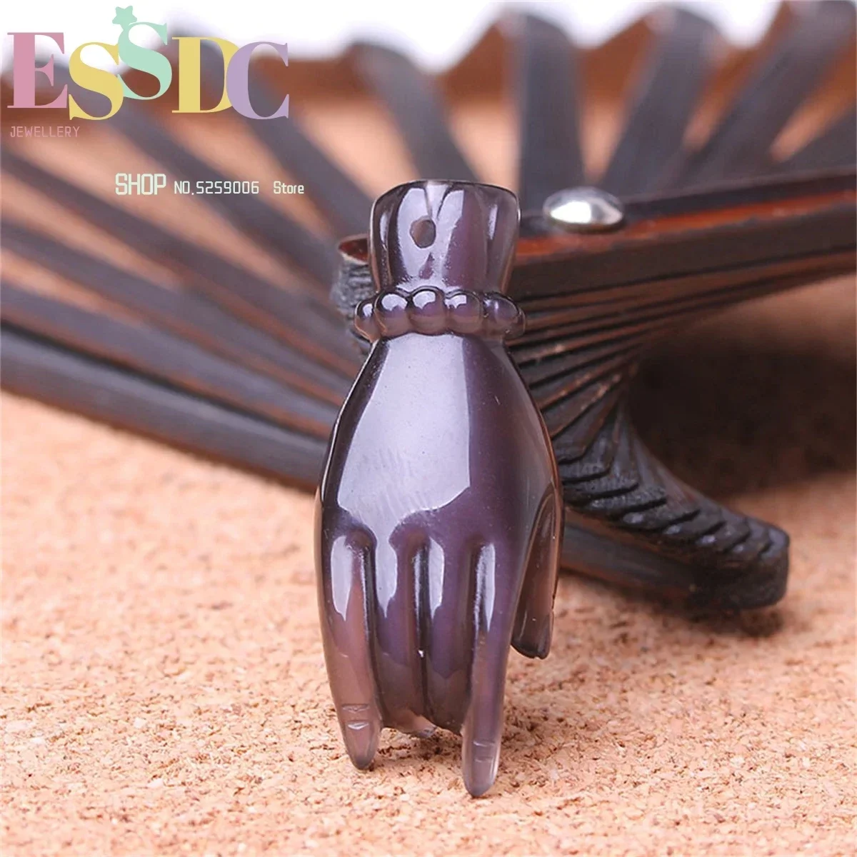 Natural Obsidian Bergamot Pixiu Pendant Ice Rainbow Eye Hand Carved Personality Necklace Creative Amulet Gift Charm Jewellery