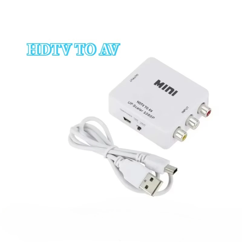 1080P HDTV to AV Composite Video Audio Converter Adapter Plug & Play for PS3 Xbox PC STB VCR