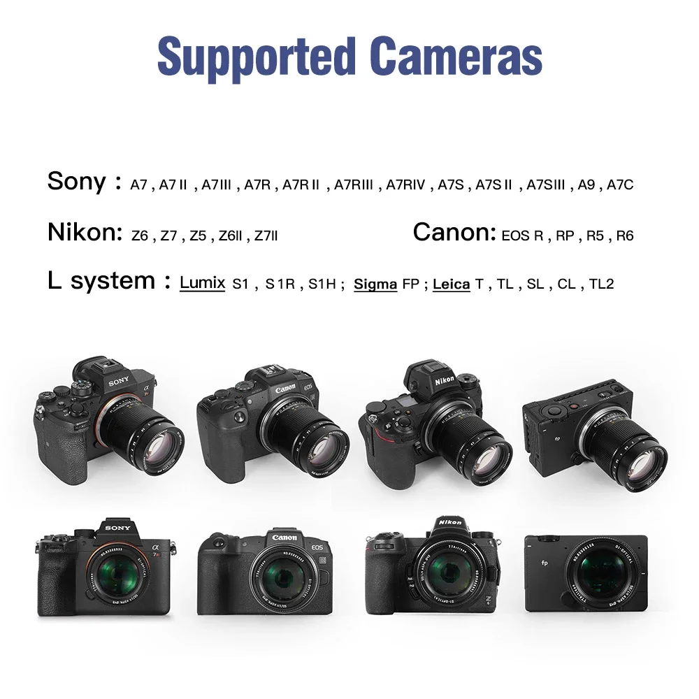 عدسات تركيز يدوية بإطار كامل من TTAartisan 50 مللي متر F1.4 ASPH لكاميرات Sony E Canon RF Nikon Z Sigma Lumix Leica L Mount #2