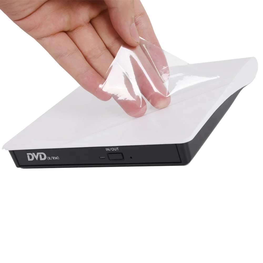 Reproductor de DVD externo USB 3,0 portátil, unidad RW, grabador de CD, Compatible con ordenador portátil de escritorio, Windows, Linux, OS, Apple, Mac, negro