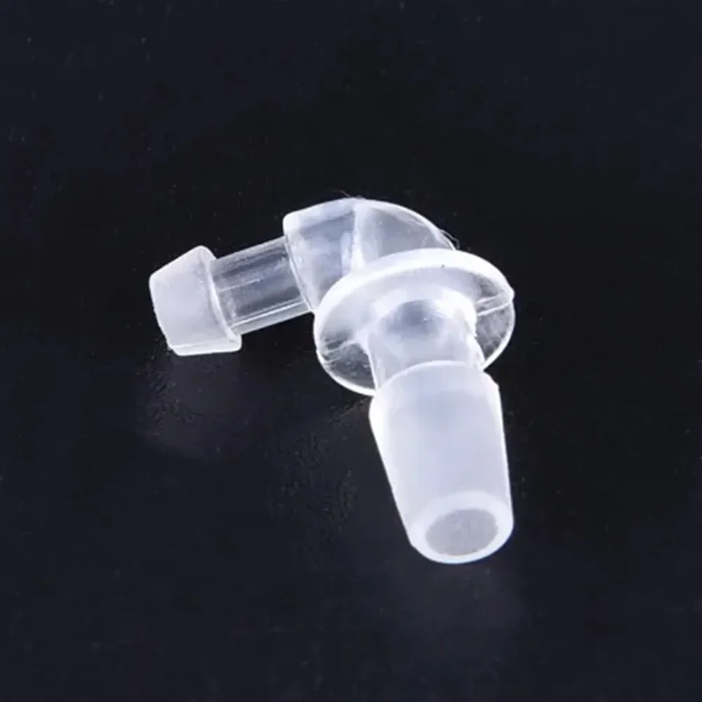 5/10/20PCS Style Tubing Adaptor Transparent Sound Aid Tubing Connector Replacement for Hearing Aid Accessories