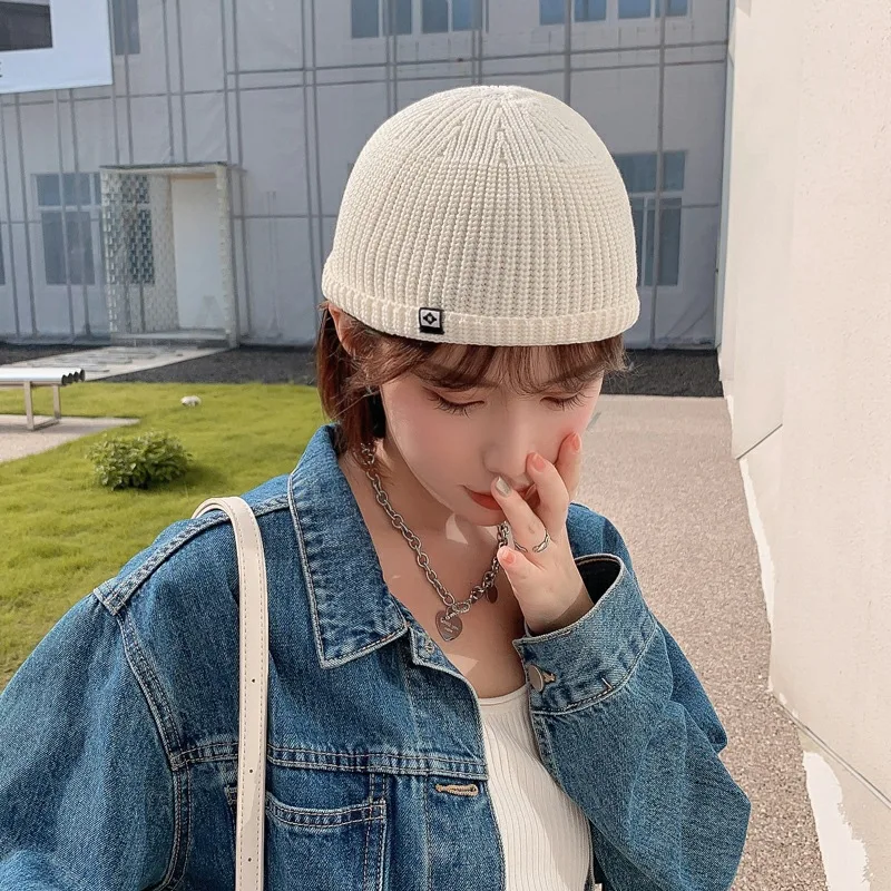 

Soft Knitted Women Girls Hat Windproof Thickened Autumn Winter Hat Ear Protection Hip Hop Hat Warm Bonnets Outdoor Traveling New