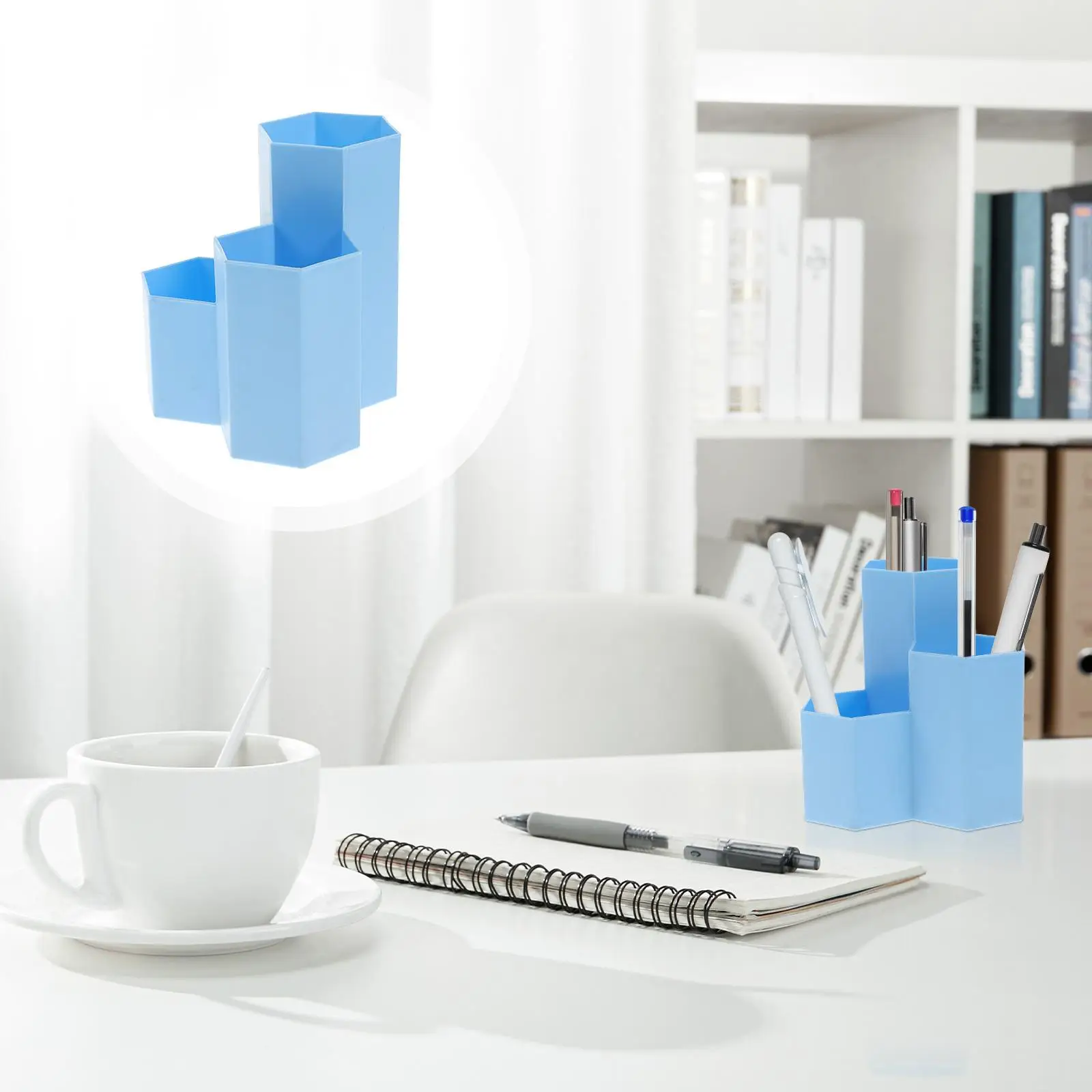 

Desktop Container Lid Strong Rectangle Shelf Storage Boxes Pencil Organizer