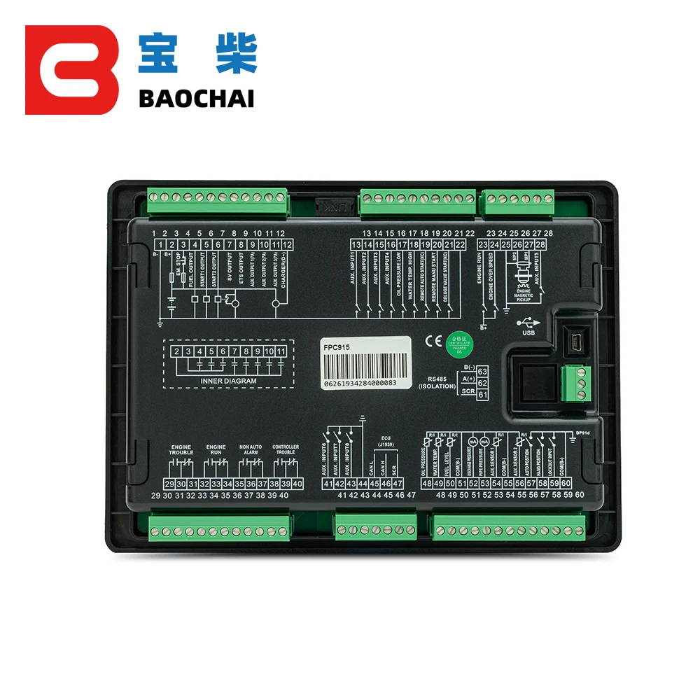 جديد وأصلي Smartgen FPC915 وحدة تحكم بمضخة الحريق المدفوعة بالديزل وحدة تحكم المحرك لأنظمة مضخة الحريق FPC 915