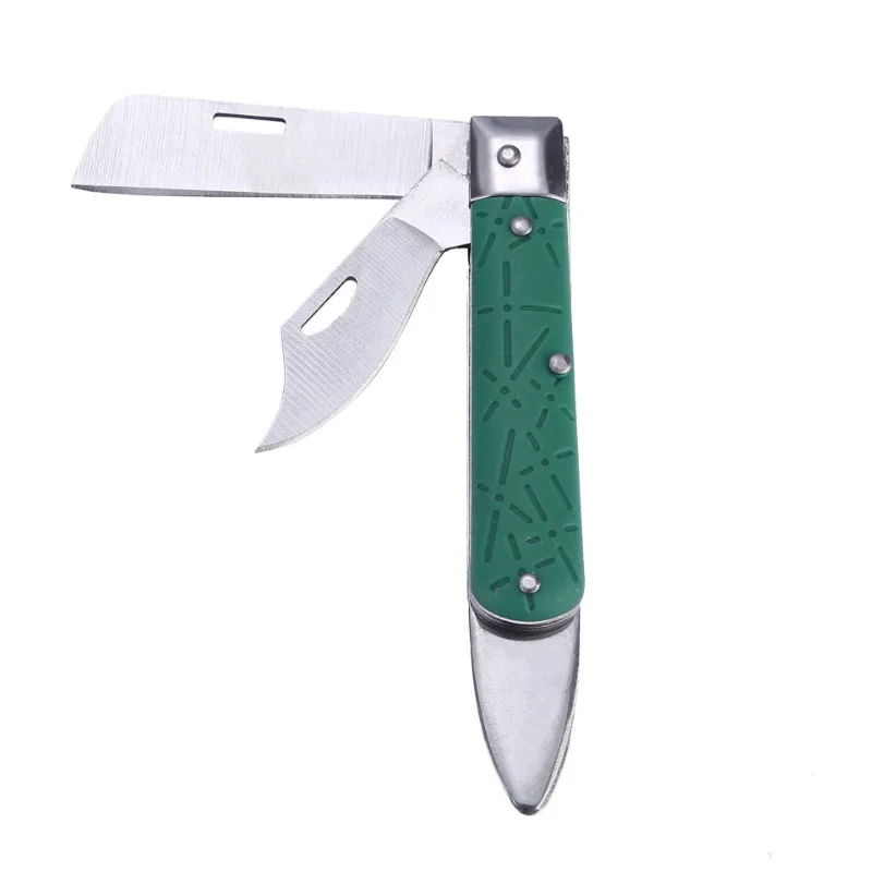 Multi-purpose Grafting Knife Folding Budding Knife for Evergreen Tree Alloy-steel Cutting Knife for Seedling Fruit Tree