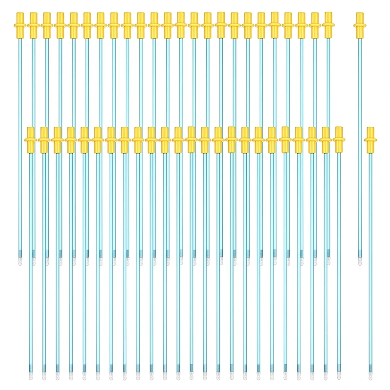 Hastes de inseminação artificial descartáveis, Reprodução Rod Tube, Cateter flexível para cão, 50 pcs