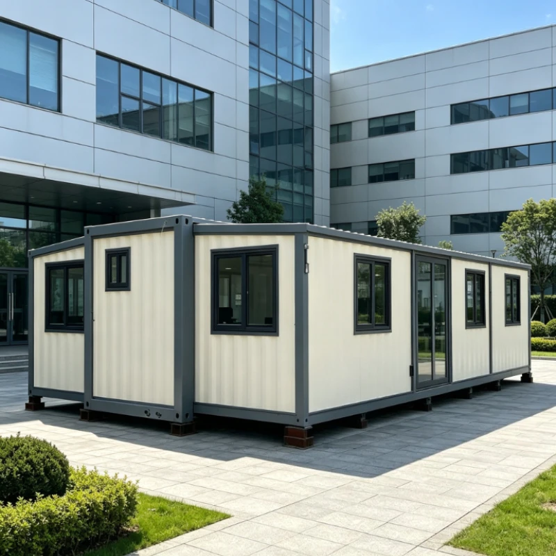 Classic Container House 20/30/40ft Solar Ready Prefab Mobile Home 3 Bed 2 Bath Laundry Room Deck Weatherproof Durable
