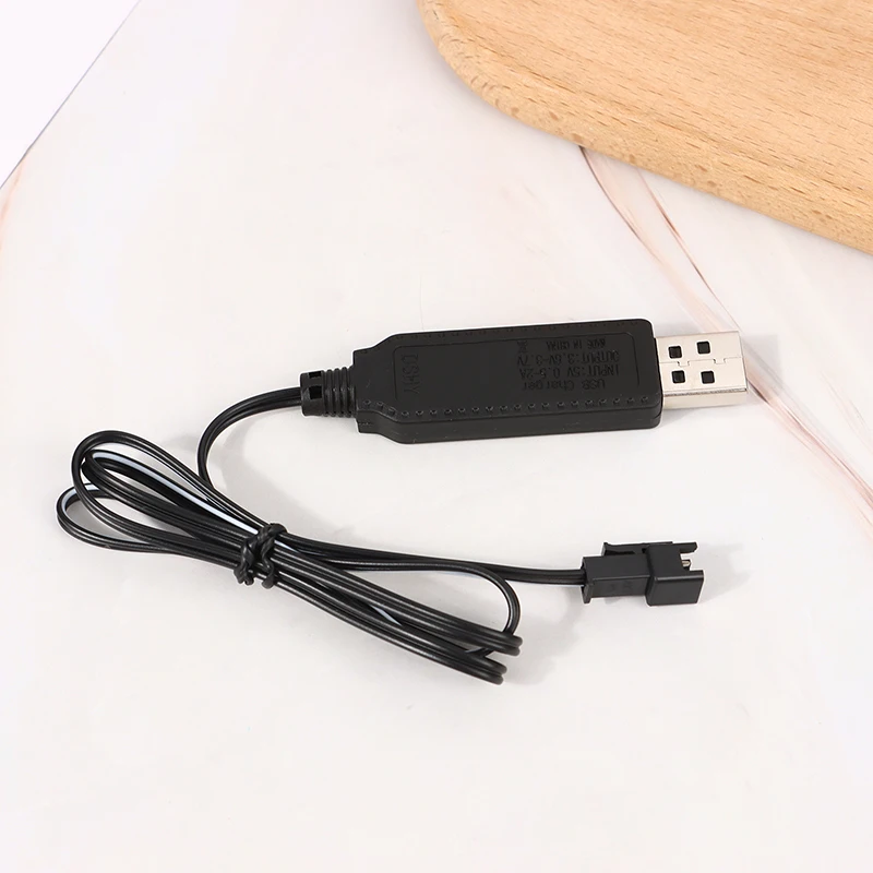 USB Charger Cable For 3.7V Lithium Battery Charger SM-2P Forward RC Car Aircraft Parts RC Quadcopter Toy Aircraft Accessories