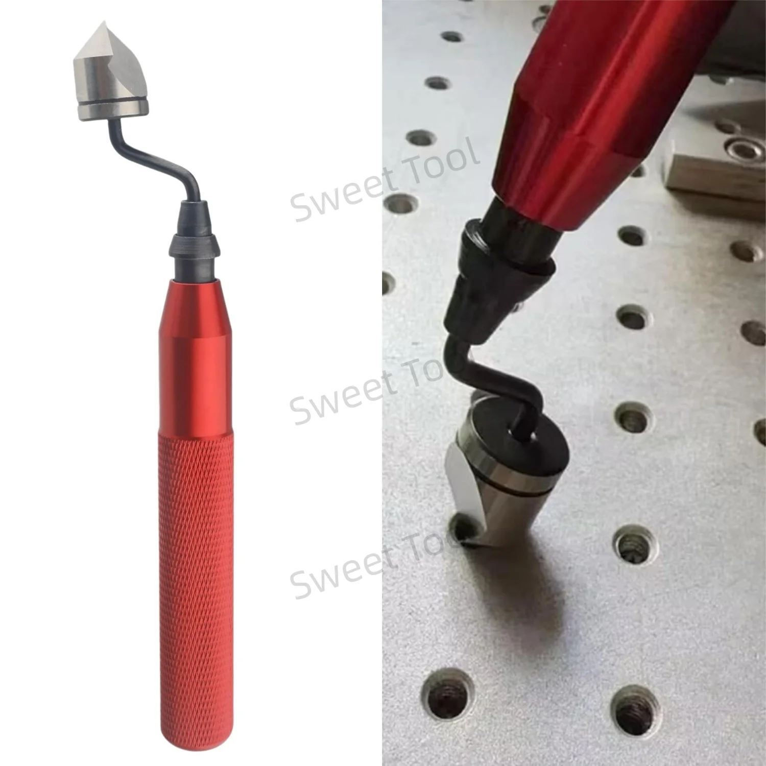 RB3000 Countersink Deburring Hand Reamer Set Red Metal Handle 90° Countersink Bit for Metal Wood Plastic Precision BC1251 BC1651