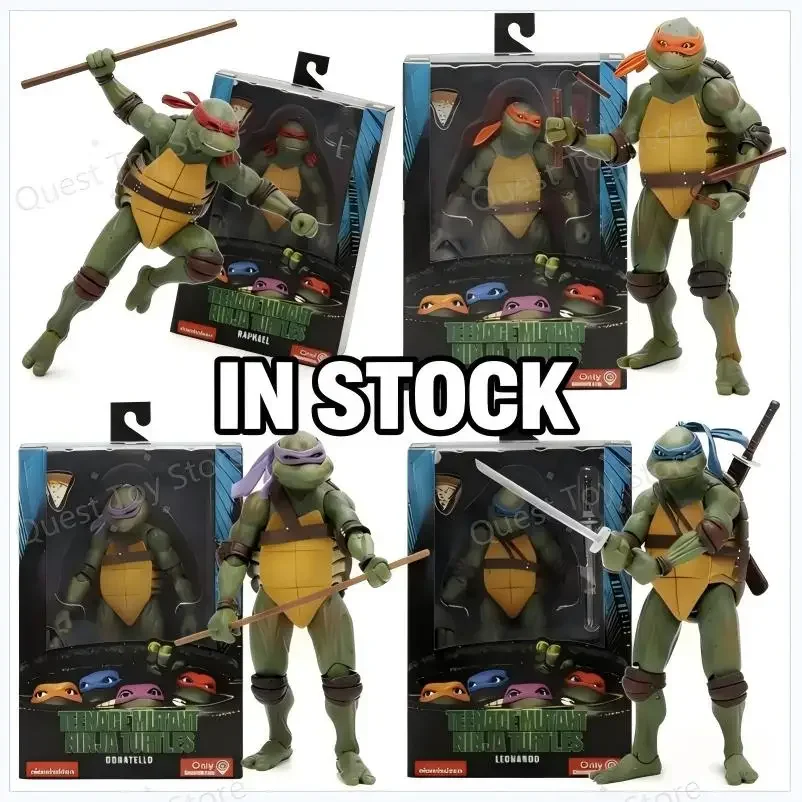 

NEW 4pcs Teenage Mutant Ninja Turtles Action Figure Tmnt Edition Movable Movies Model Turtle Ninja Anime Collect Toy Doll Gifts