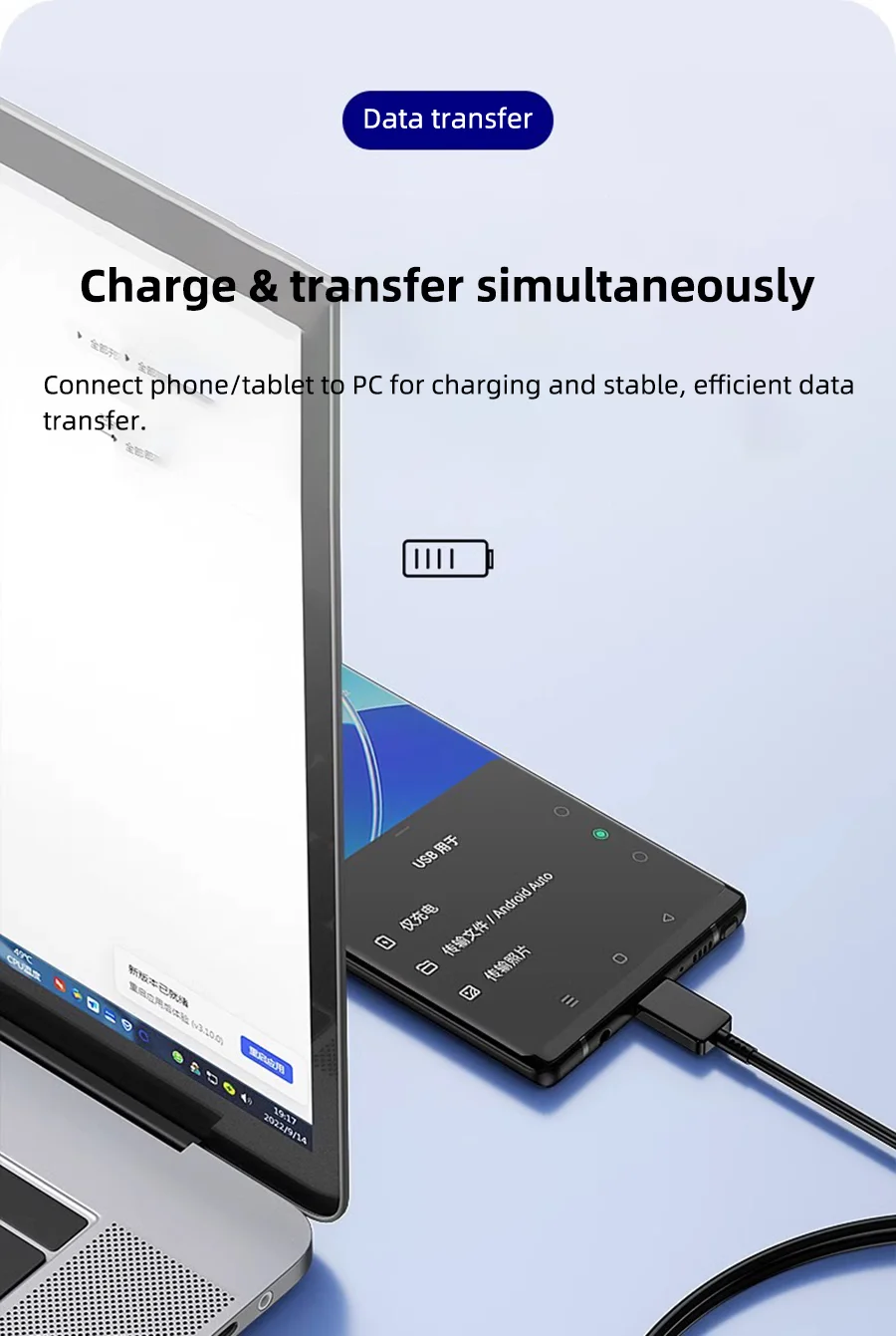 3Pcs PD 100W USB Type C to C Fast Charge Cable for Samsung Galaxy S22 S23 S24 S25 Plus Note Ultra A53 A54 Charging Data Cable