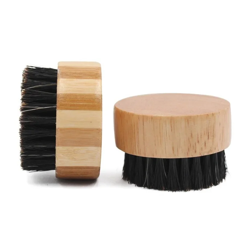 Natural Boar Bristle Beard Brush for Men Bamboo Face Massage That Works Wonders To Comb Beards and Mustache Drop Shipping