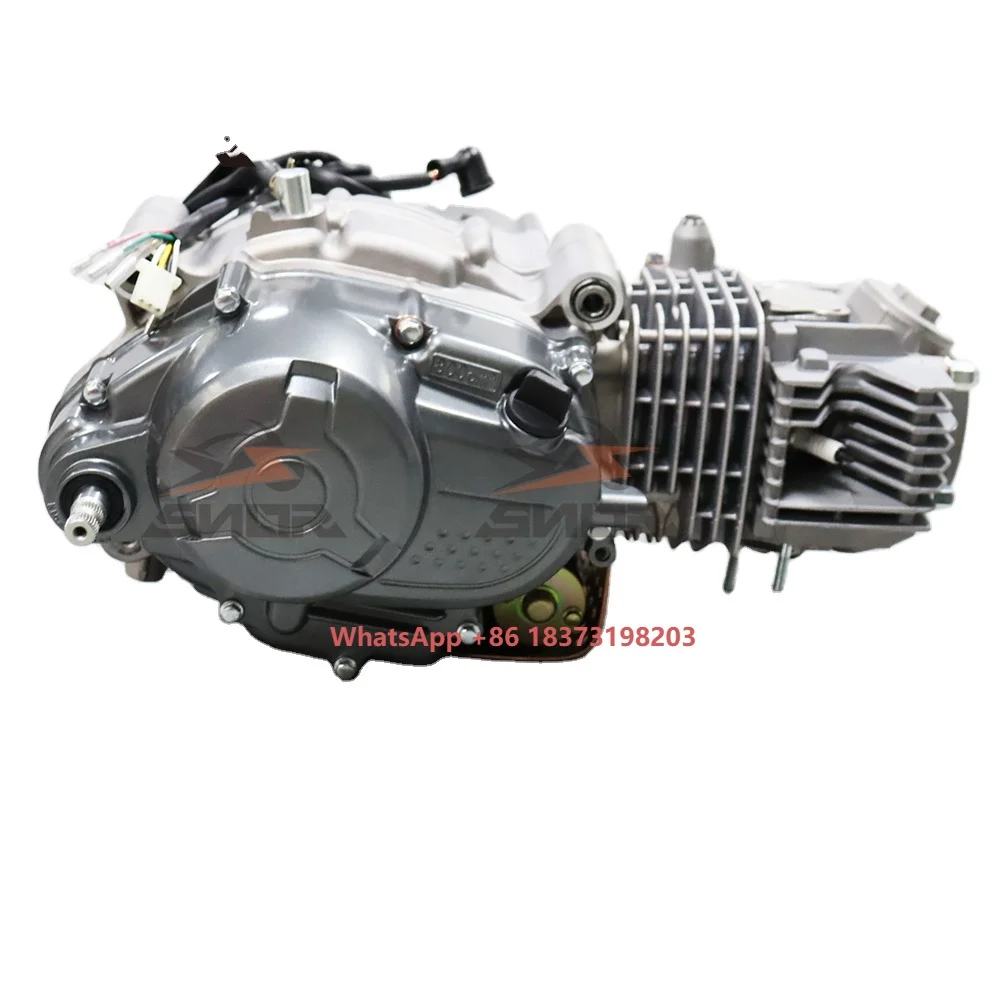 

SNOR High Quality Motorcycle Engine Assembly for C8 110cc Engine Electric Start Curved Beam Horizontal Racing Engine
