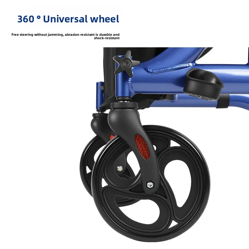 سبائك الألومنيوم القيادة الخفيفة سوبر ماركت التسوق المشي يمكن دفعها جلوس القيادة