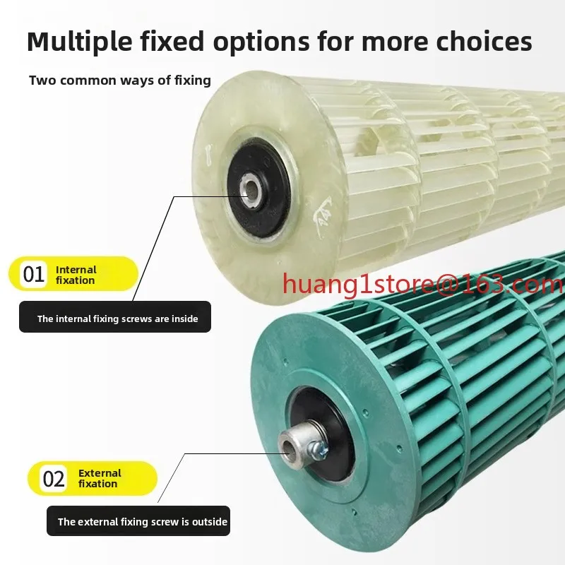 Suitable for Midea Air Conditioner Fan Blade Indoor Unit Crossflow  Blade   Fan Wheel Fan Roller Wall-mounted Unitwind wheel