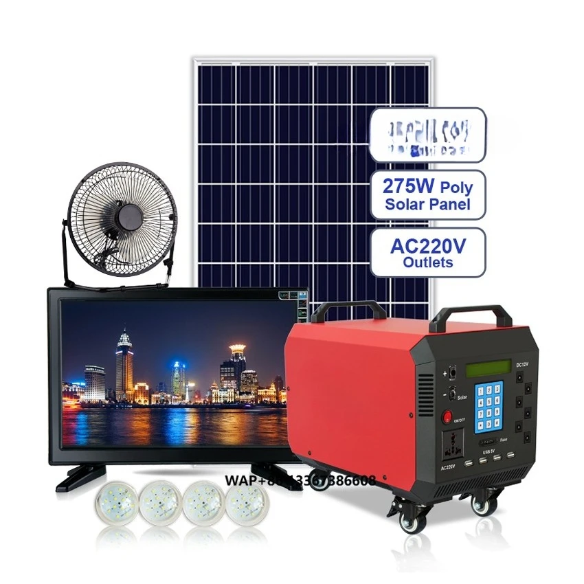 Reliable Supplier 275W Smart Solar Energy System Home Mounting with PWM Controller and 220V Output Panel for Wholesale