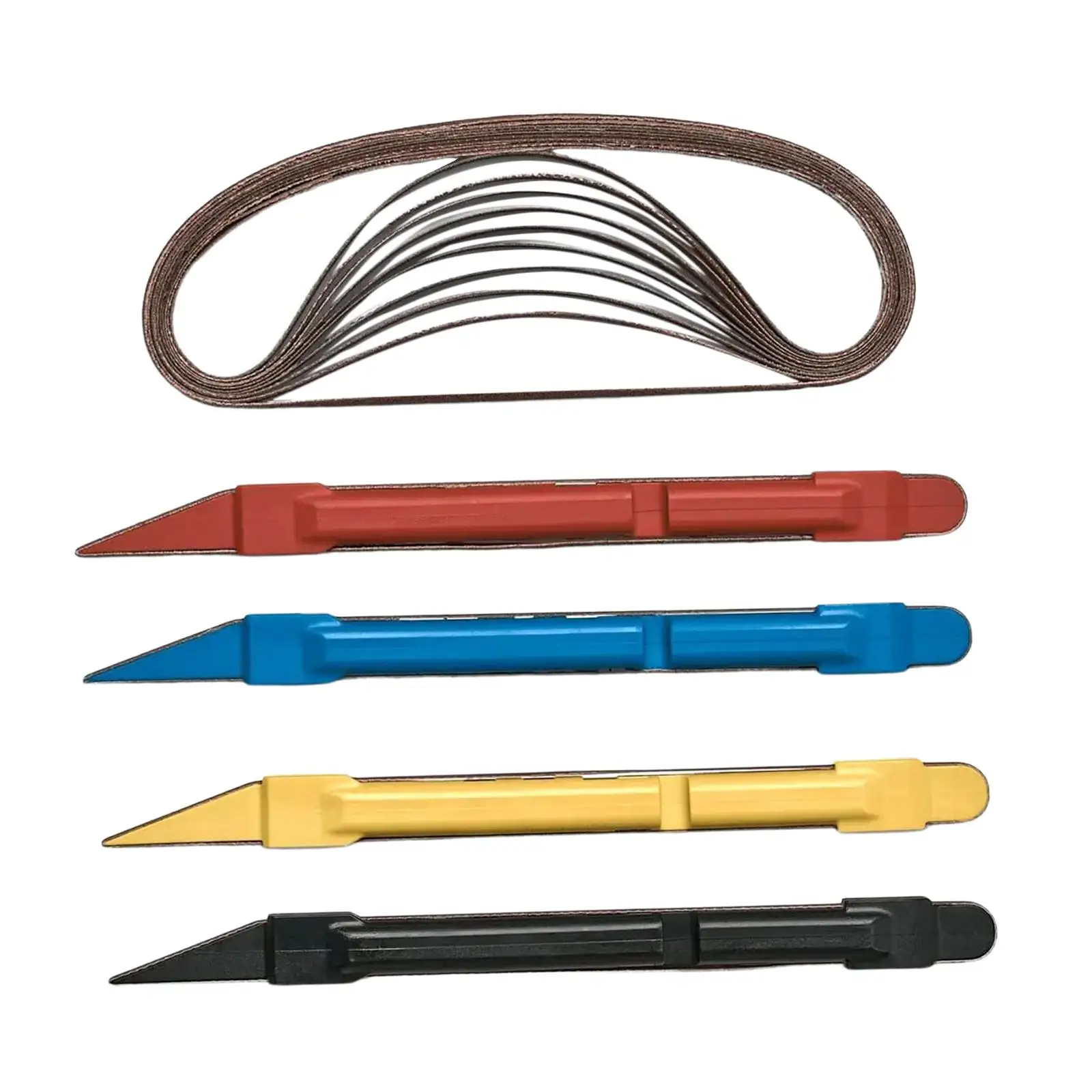 

Guitar Fret Sanding Pens and Belts Complete Luthier Tool Kit for Electric Guitar Accessories Repair