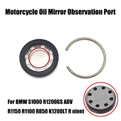 For BMW S1000 R1200GS ADV R1150 R1100 R850 K1200LT R ninet Motorcycle Oil Mirror Observation Port Engines Oil Level Oil Window
