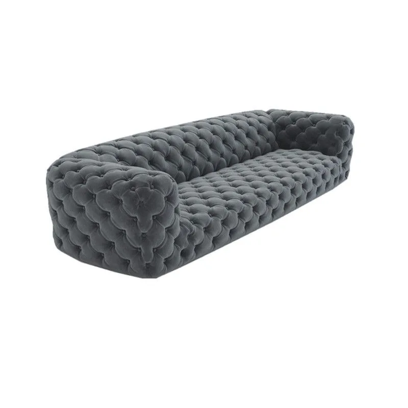 

Italian light luxury first-layer matte leather sofa