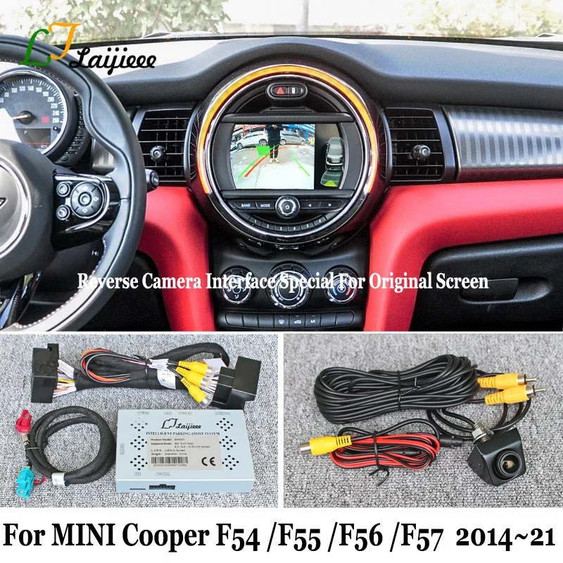 

For BMW MINI Cooper F54 F55 F56 F57 F60 2014~2023 Original Screen Plug and Play HD Night Vision Backup Rearview Reverse Camera