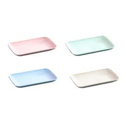 Serving Trays Modern Plates Rectangular Platters Serving Platter Rectangular Plate Oven Safe Perfect for Food Holder BBQ M01 22